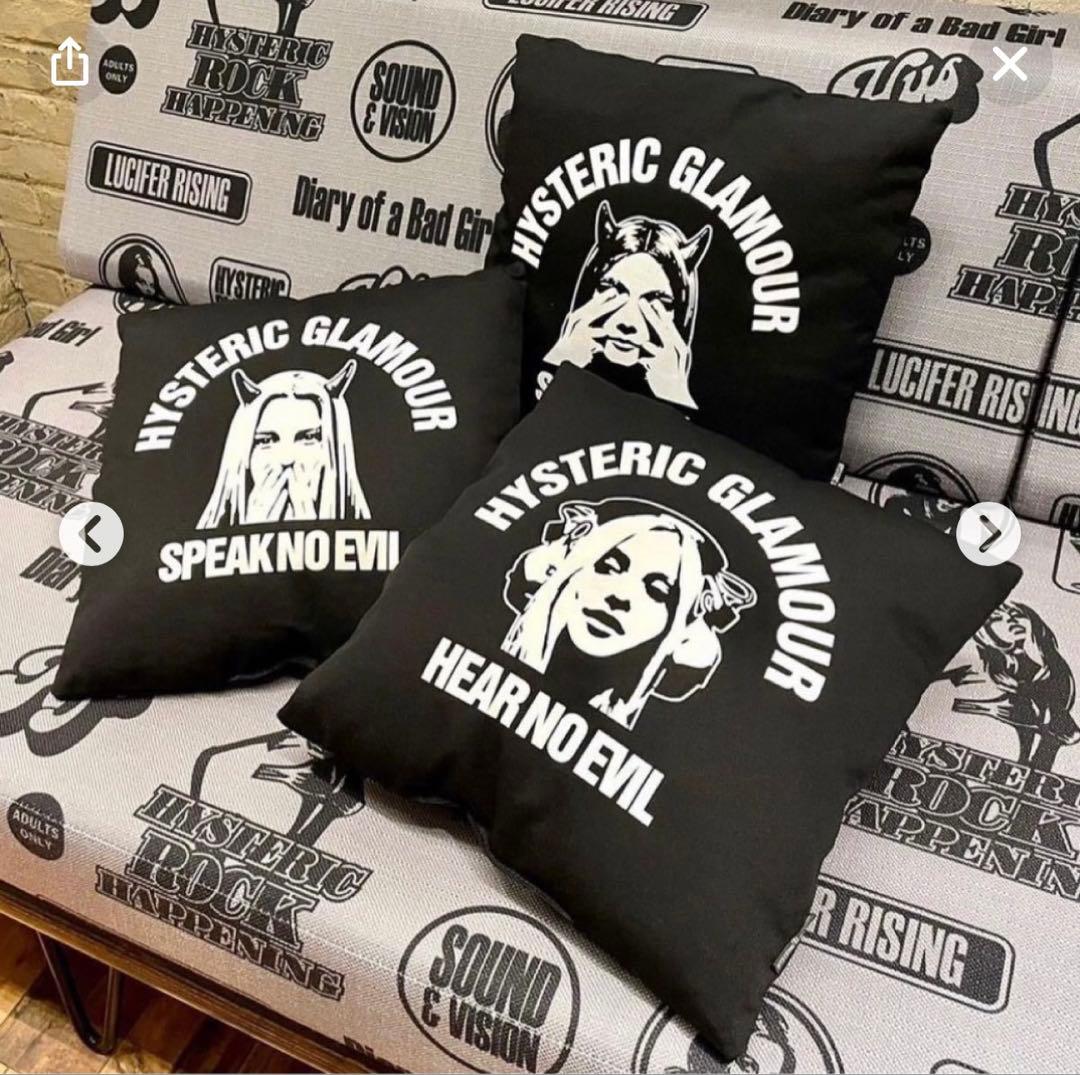 hysteric glamor ノベルティクッション３個セット