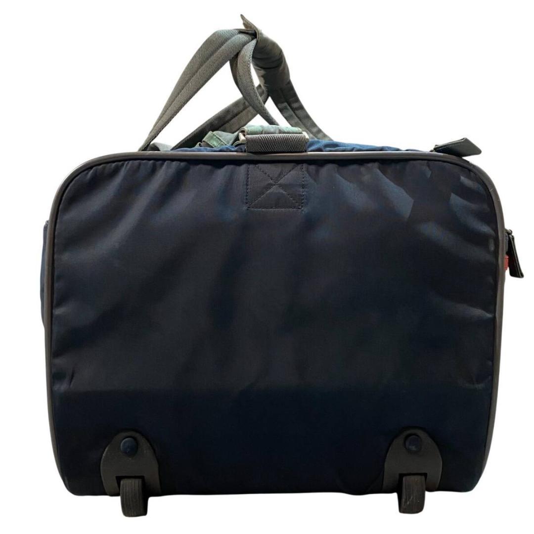 プラダスポーツ ナイロン トラベルバッグ キャリーケース ネイビー