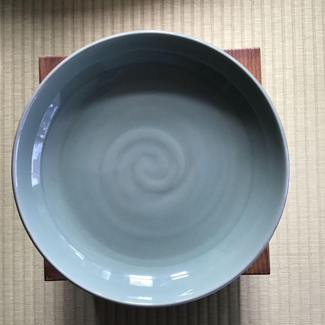 【宮永 東山 みやながとうざん  初代】青磁 高坏