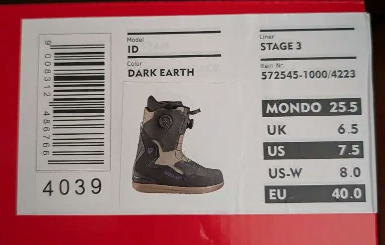 【美品 最新モデル】DEELUXE ID DUAL BOA - 25.5cm