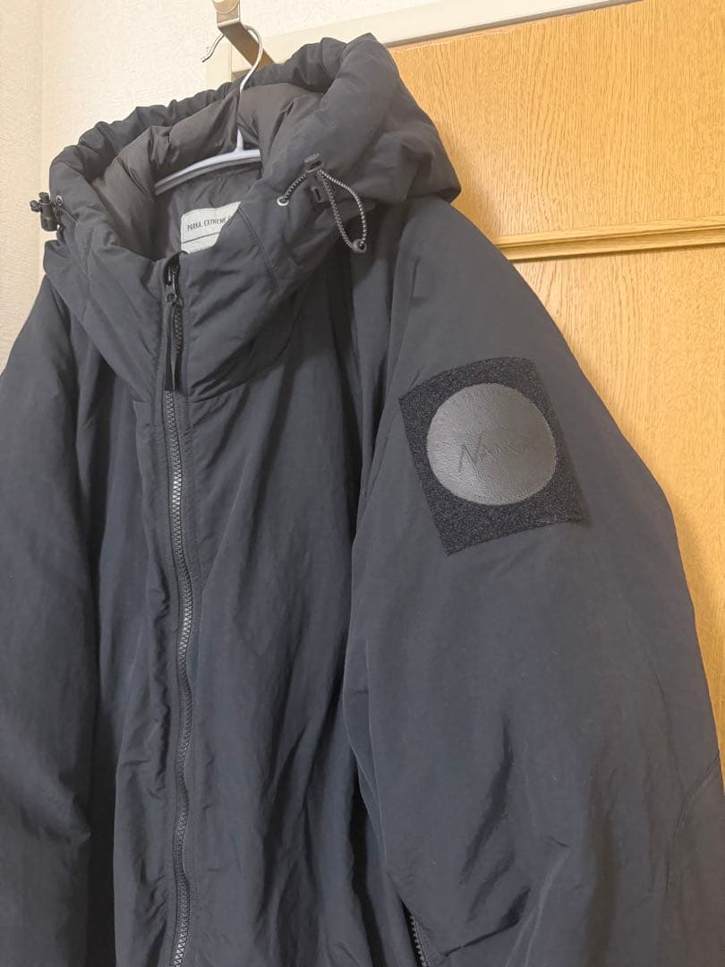 NANGA FREAKS STORE別注　フードダウンジャケット　ブラック　L