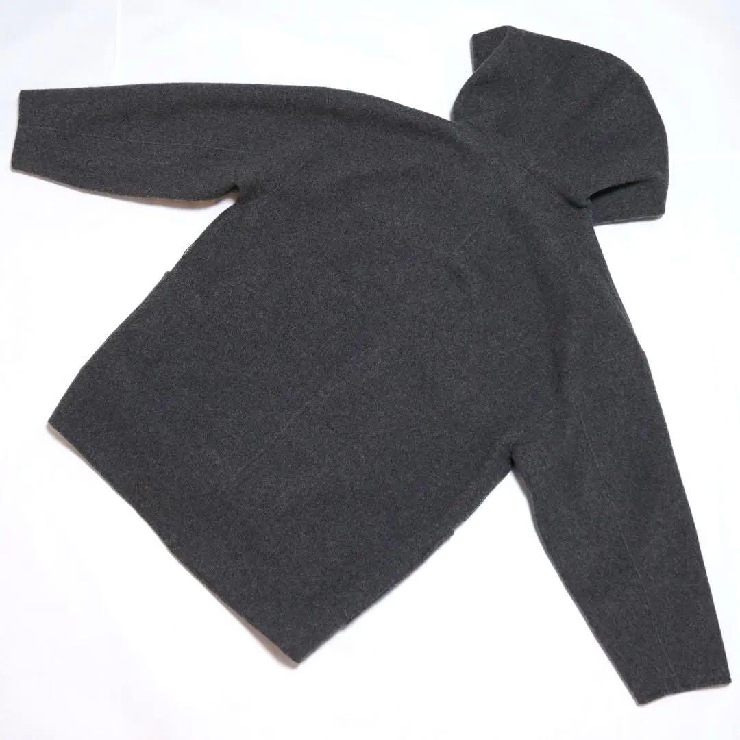 uncrave アンチマイクロバイアル リバーフーデットショートコート グレー