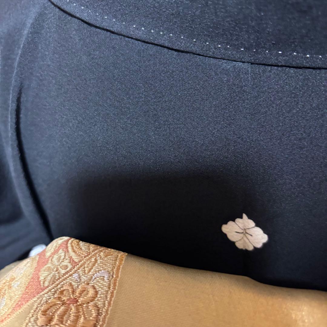 未使用近い　美品　袷　作家　正絹　黒留袖　フルセット　4点 西陣袋帯