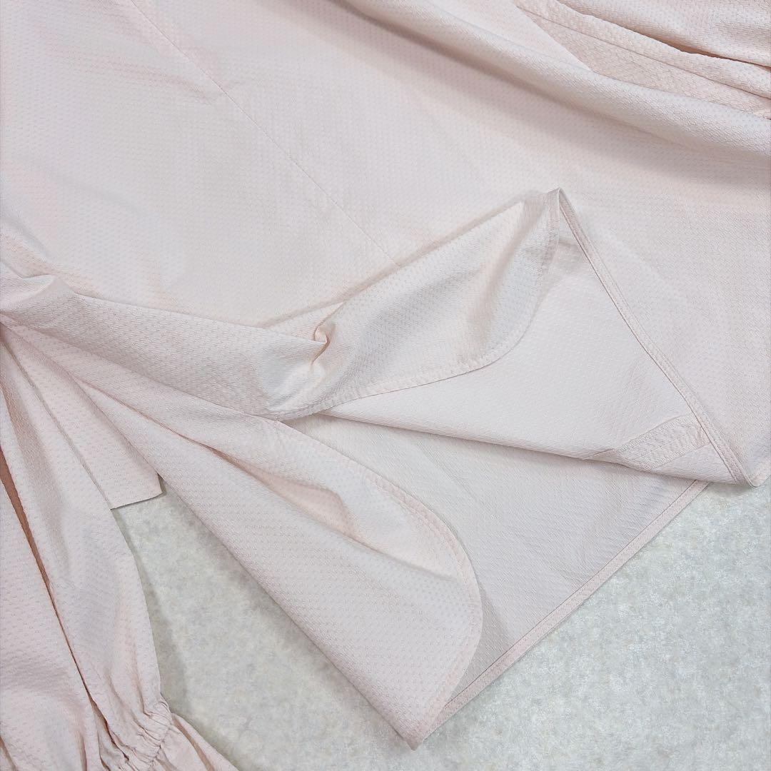 ユナイテッドアローズ ドットドビー ボウタイ ブラウス ピンク 38 セレモニー