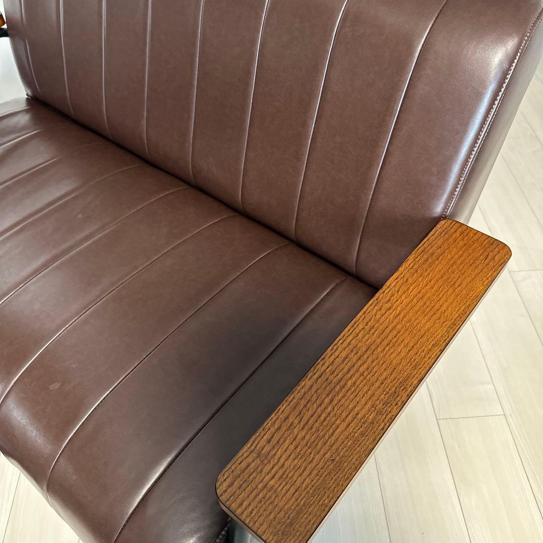 ニトリ ソファ ソファー 2人掛け Nシールド ステイン ブラウン