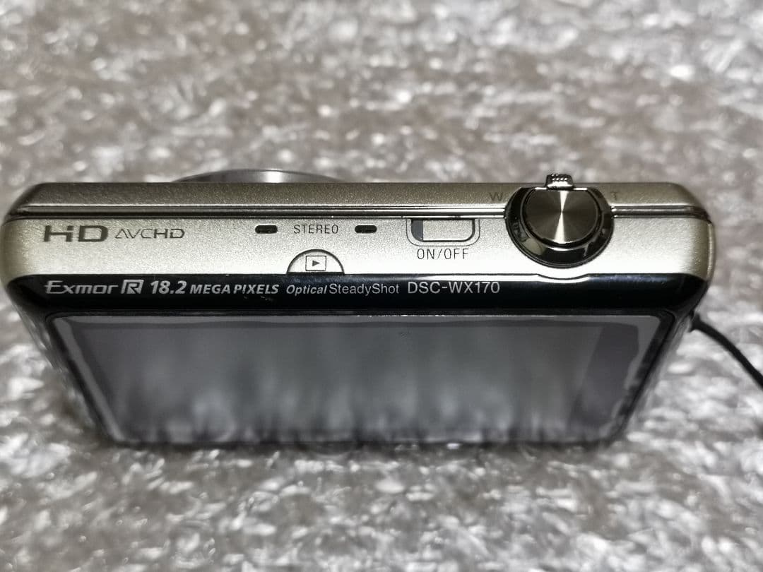 SONY Cyber-shot DSC-WX170 Gレンズ10倍ズーム 金