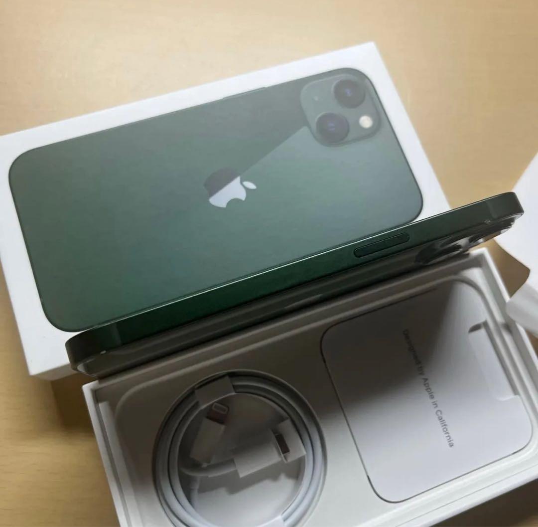 iPhone13 256GB SIMフリー　バッテリー最大容量100% 割れなし