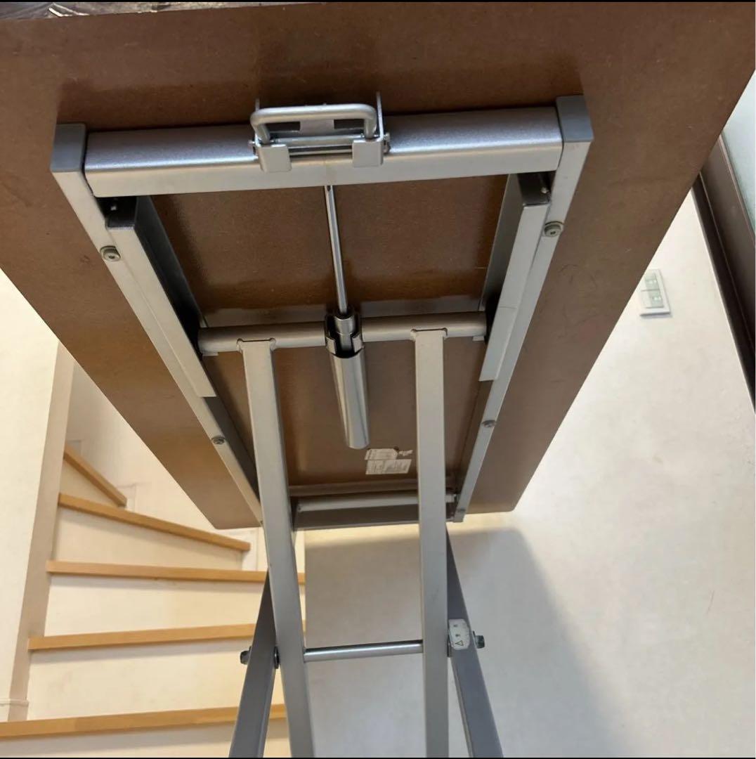 ニトリ 無段階 昇降テーブル テーブル幅120cm 高さ調節 机 昇降式