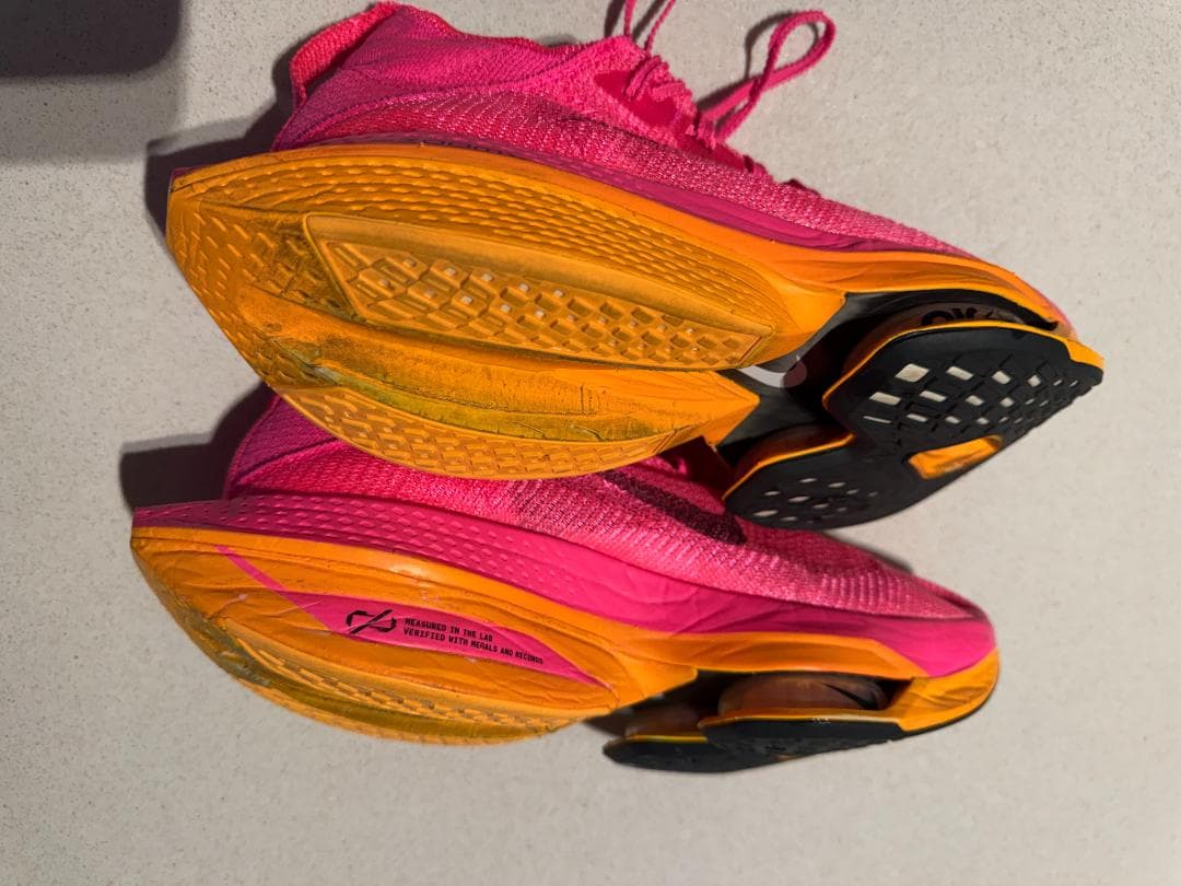 【美品/28cm】NIKE ナイキ アルファフライ 2 ピンク 厚底カーボン