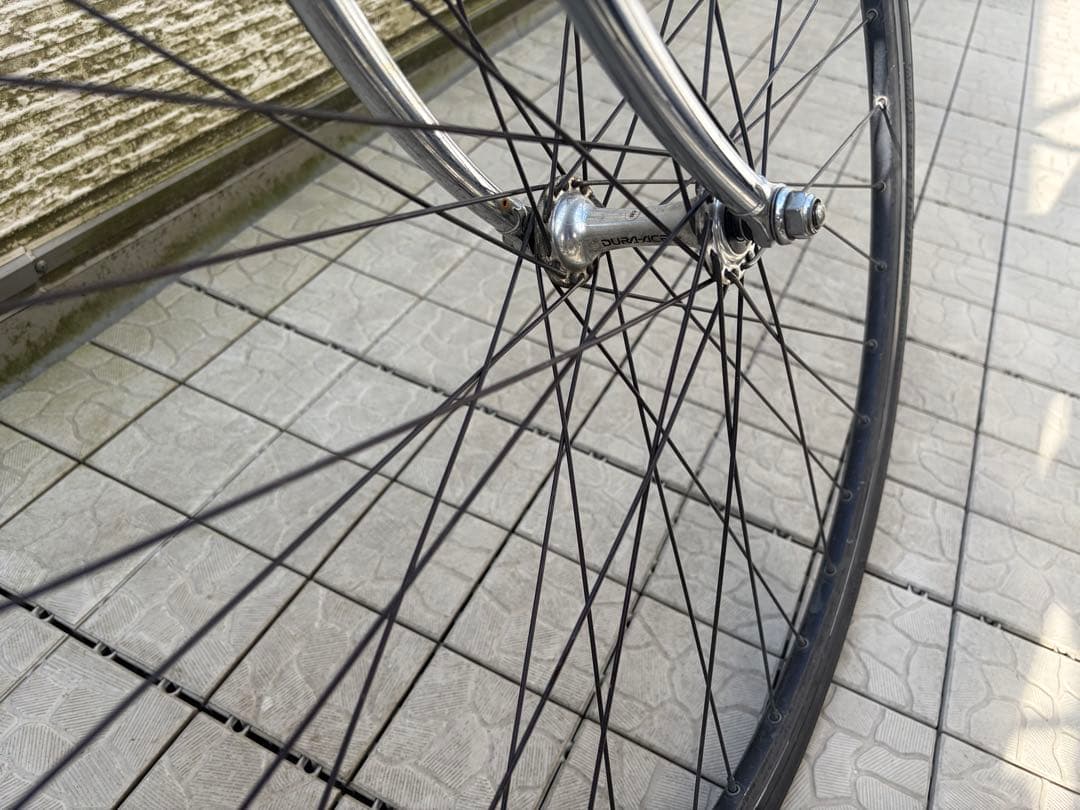 ク*ク様 samson サムソン ピストバイク クローム DURA ACE 完成