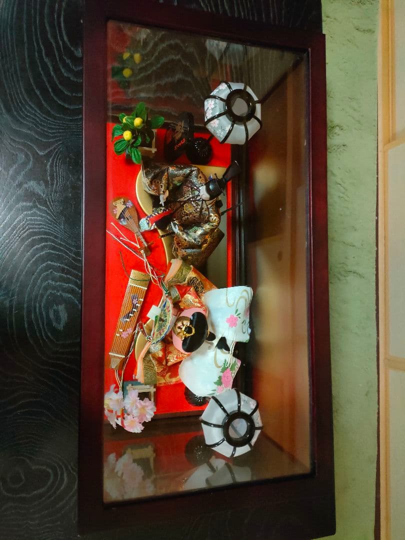 雛人形セット ケース付き　雅　特選　ひな人形　平成レトロ　インテリア