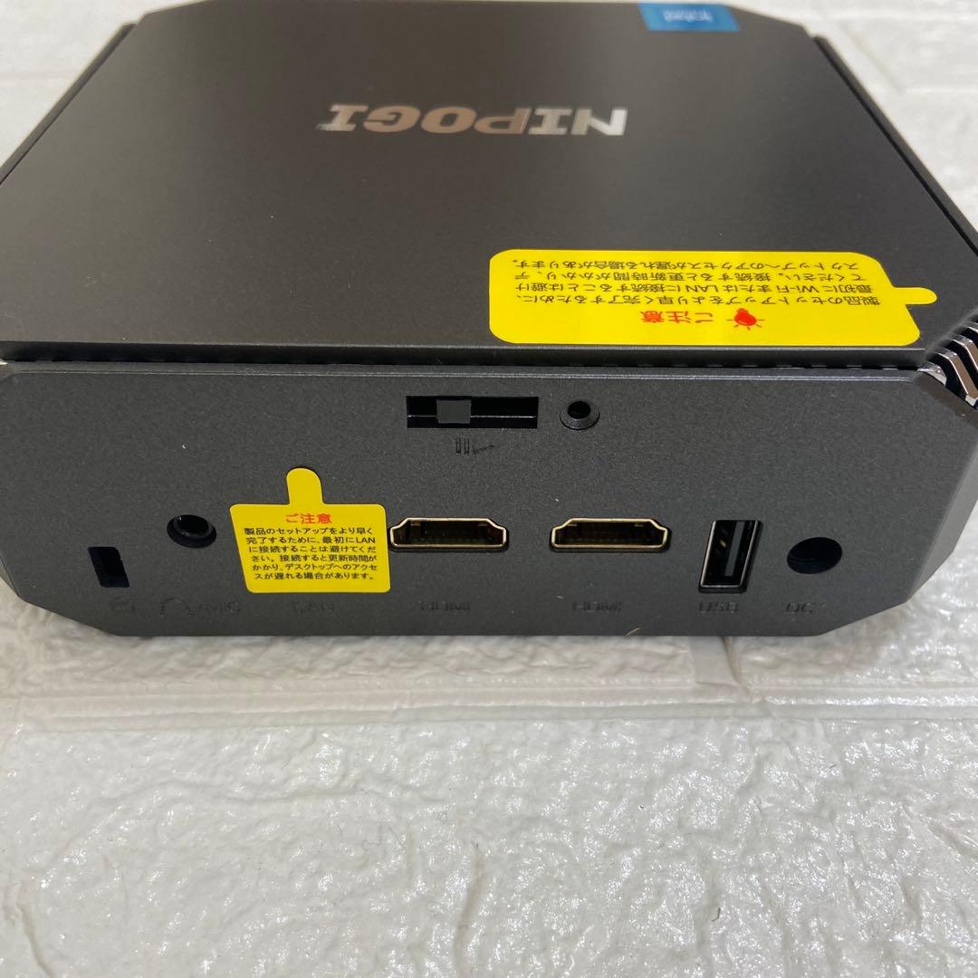 1品限り❤️ミニPC N100最大3.4GHz 16GB変装可 8GB 256GB