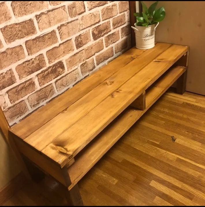 アンティークシンプル木目調センターテーブル