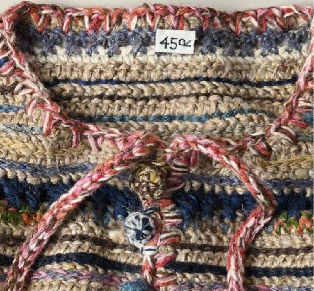 45R 2026春　ラグ編みリネンのボレロ　サイズ2