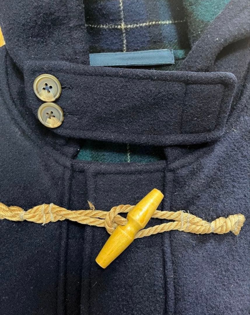 USA製 ビンテージ ラルフローレン ネイビー ダッフルコート L