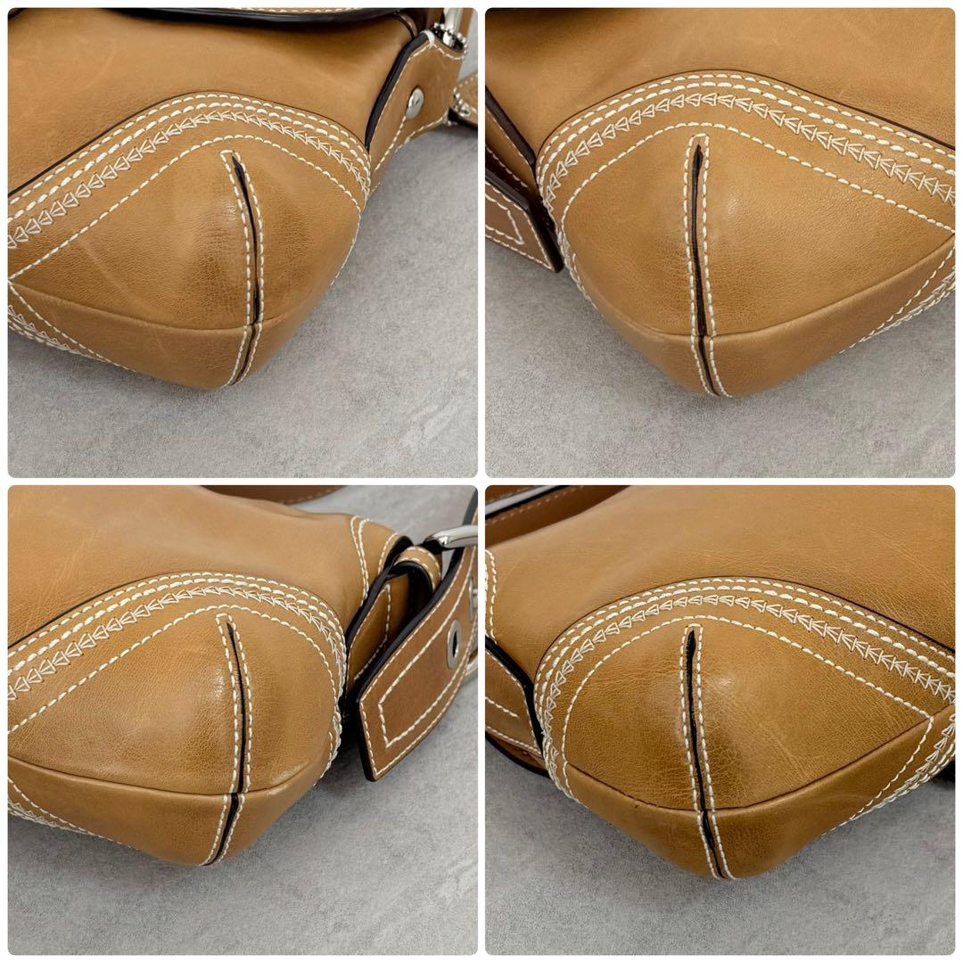 バッグ Coach Small Flap Leather Soho Shoulder
