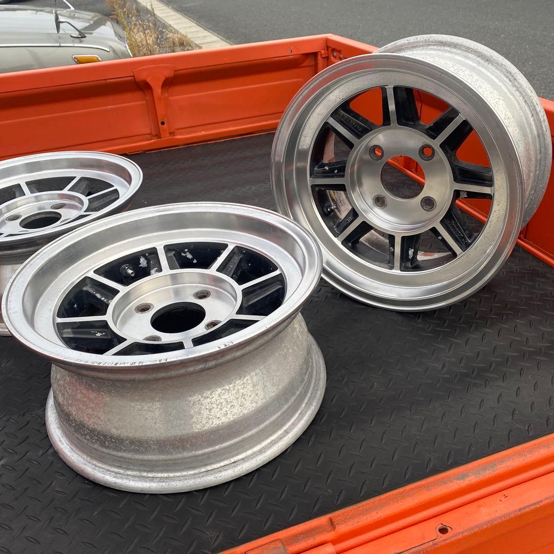 ハヤシレーシング アルミホイール 当時物の深リム