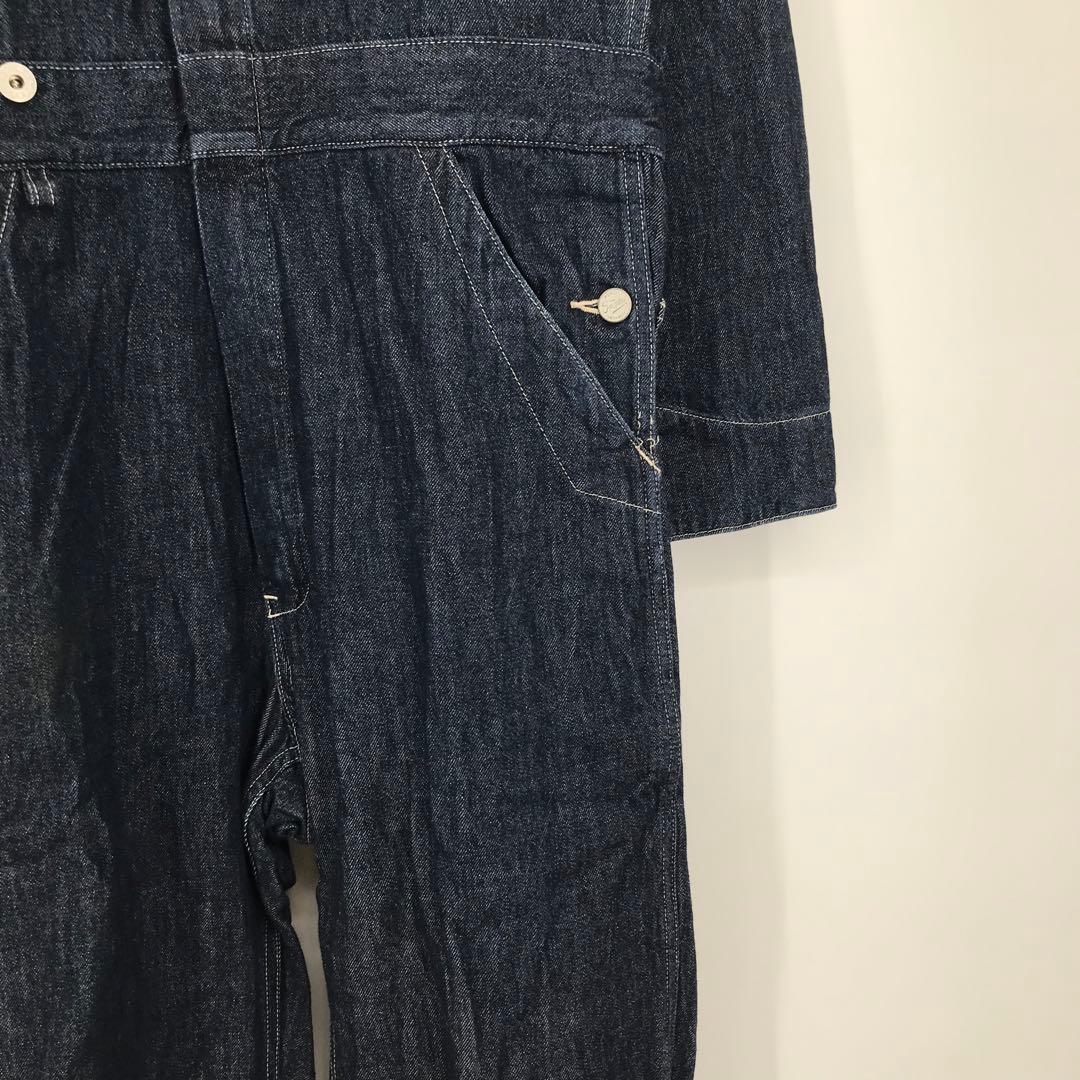 トロフィークロージング　オールインワン　つなぎ　38　インディゴ