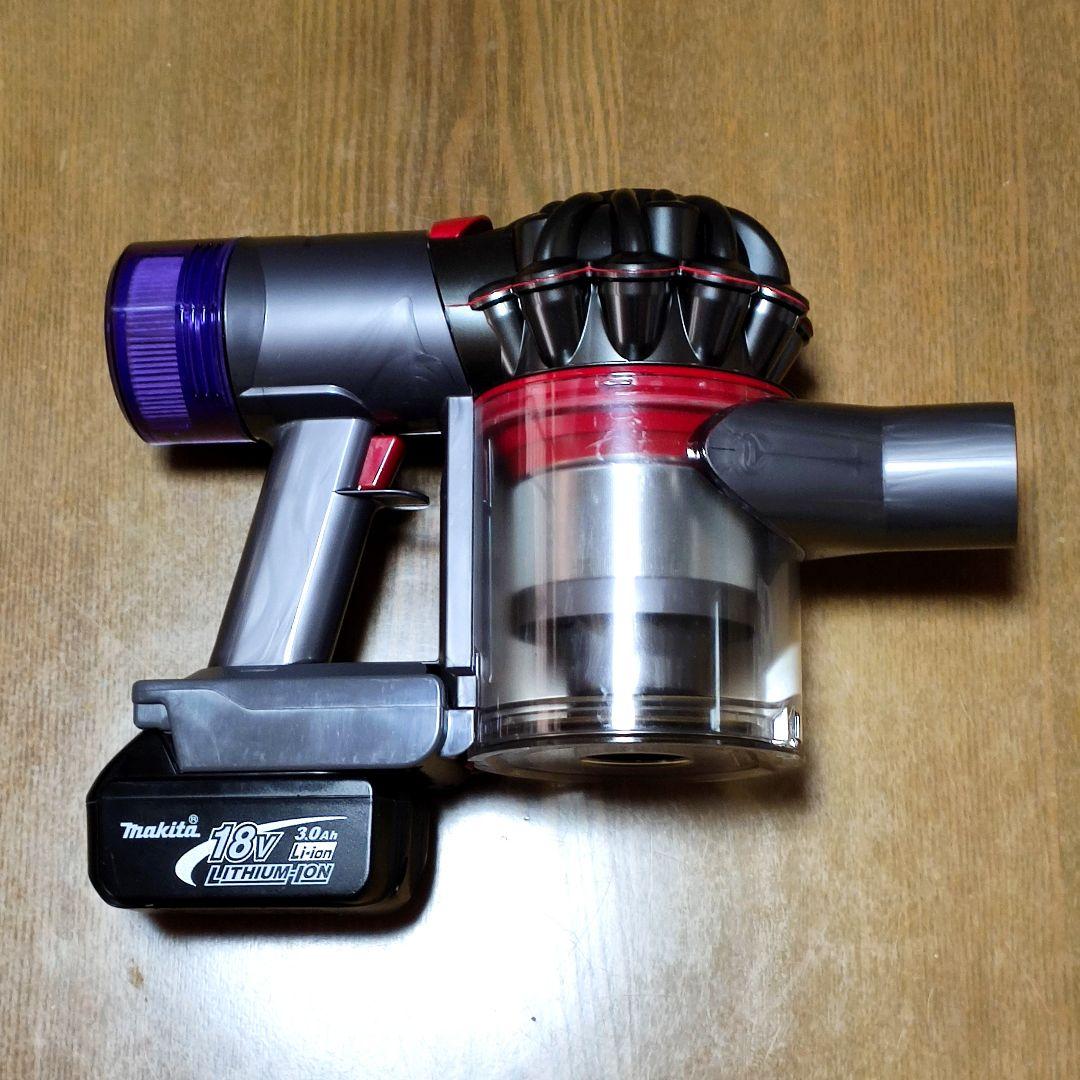 ダイソンV8 SV10K掃除機＋マキタ18vアダプターセット 分解清掃済み動作品