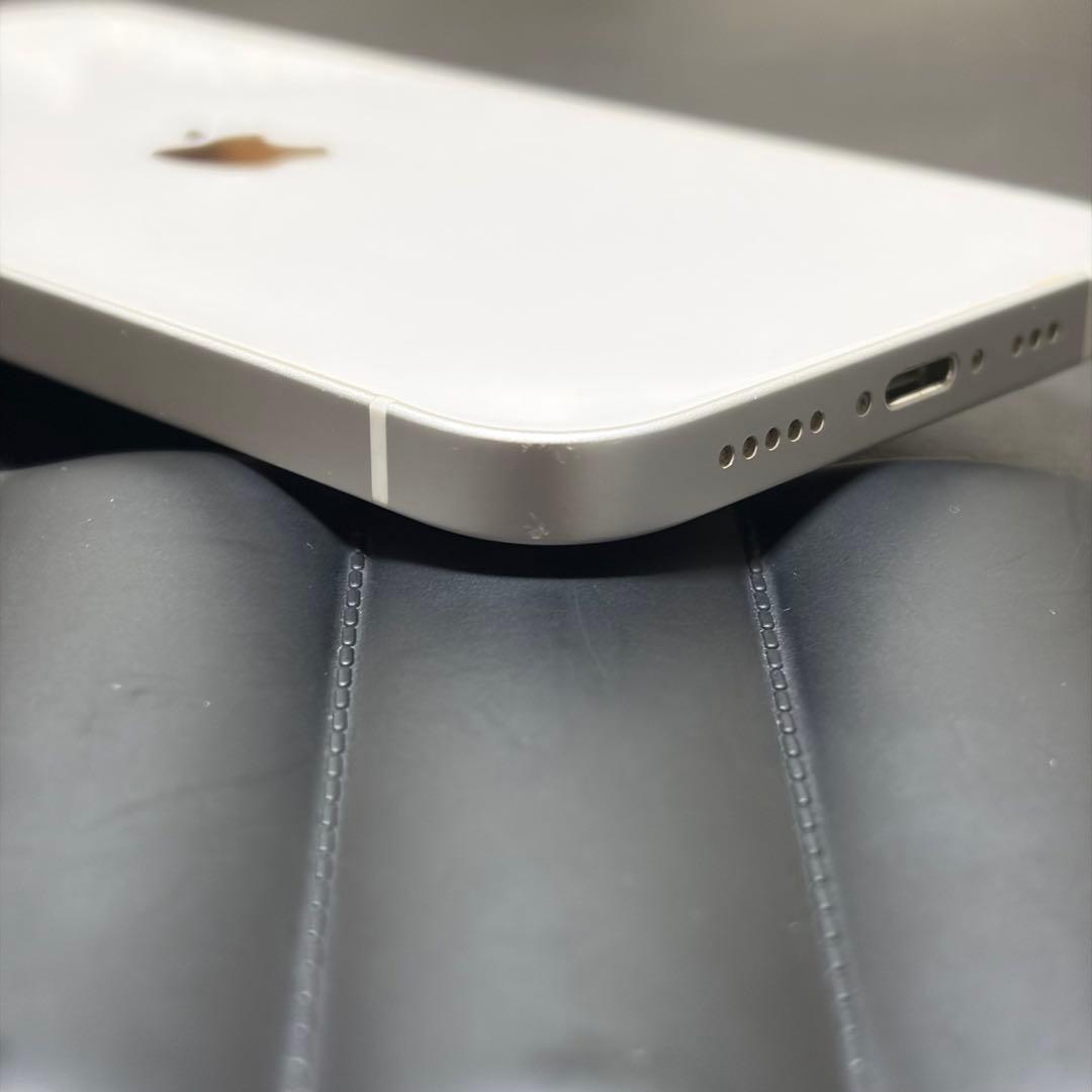 iPhone12 64GB バッテリー残量80% ホワイト + 箱,充電ケーブル