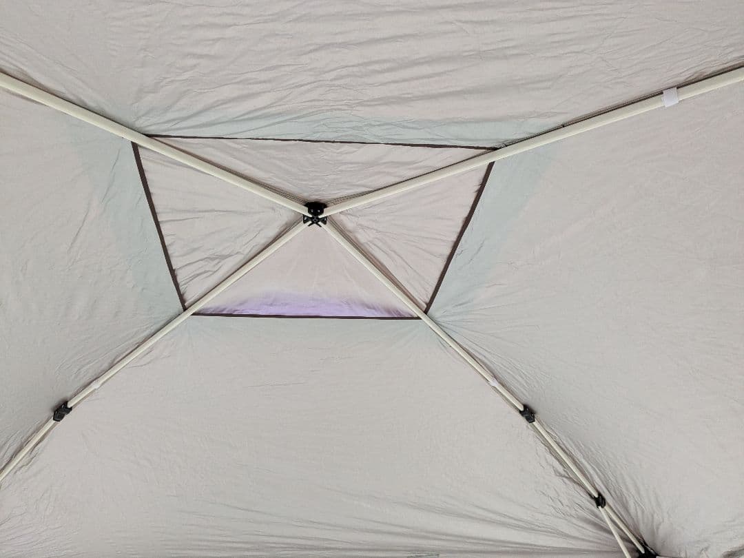 FIELDOOR　ワンタッチタープ　3m×3m　サイドシート2枚+おまけ付き