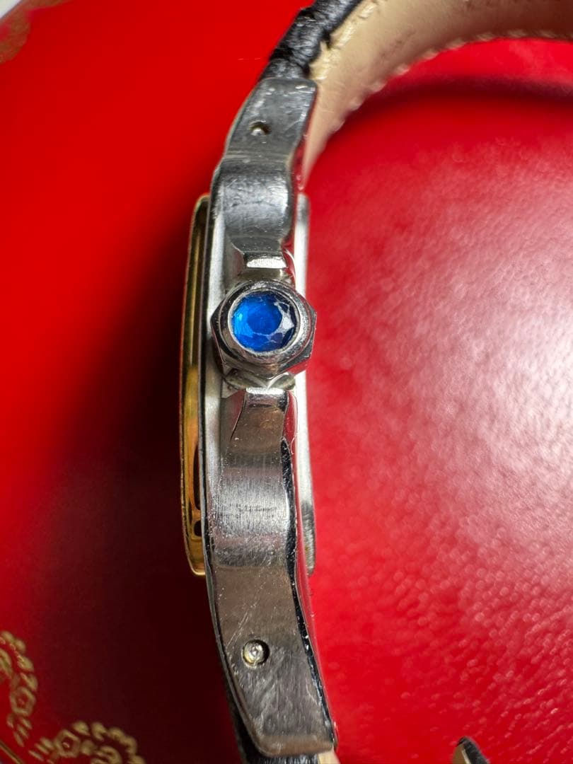 即購入可能☆彡さま専用　Cartierカルティエ　サントスSM純正新品革ベルト黒