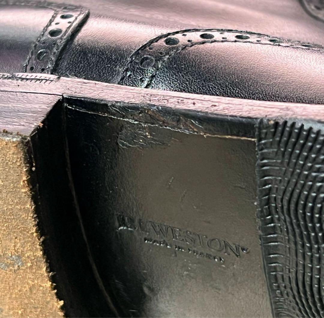 ジェイエムウエストン メダリオン レースアップブーツ size 6E