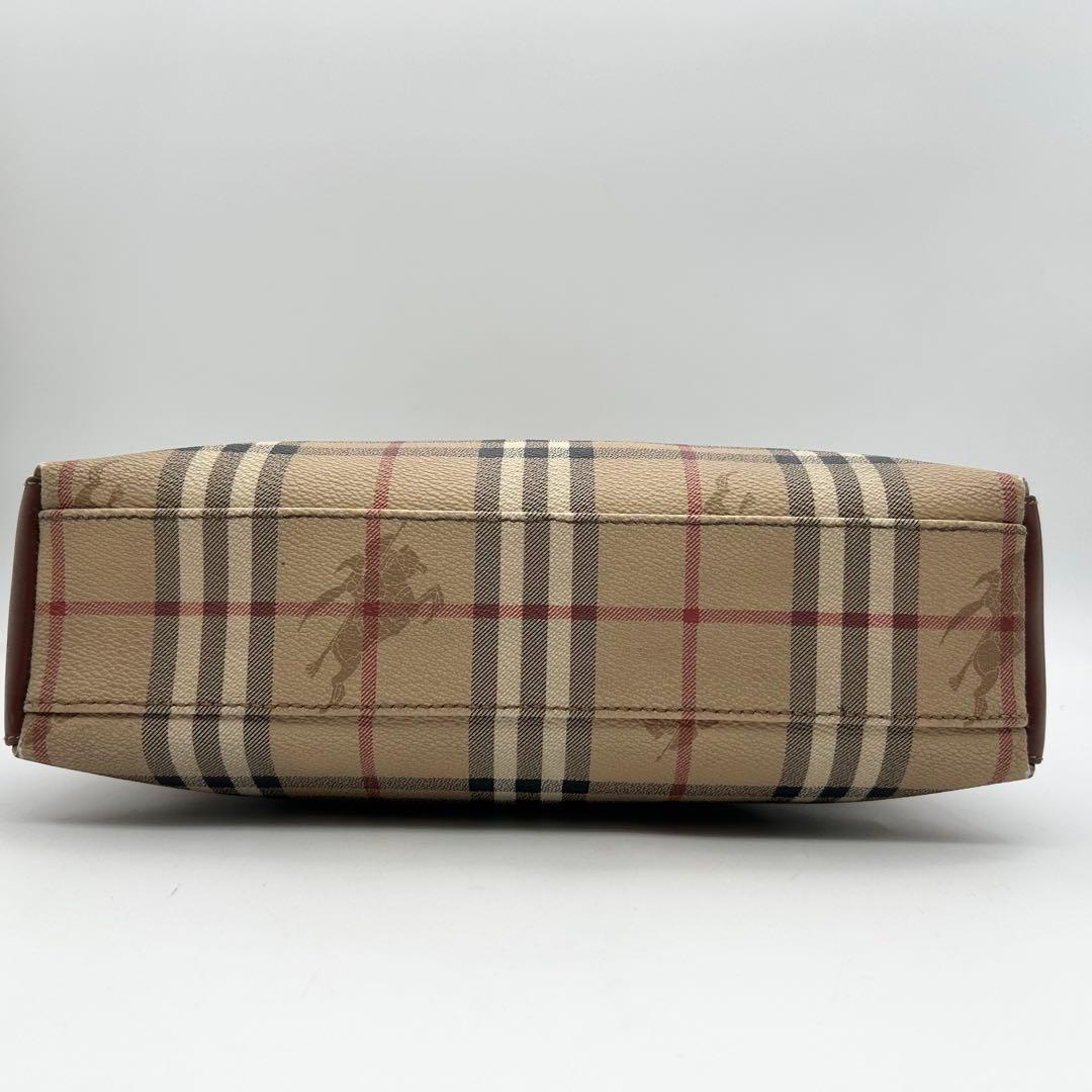 美品　バーバリー　ワンショルダーバッグ　ノバチェック　シャドーホース　肩掛け◎