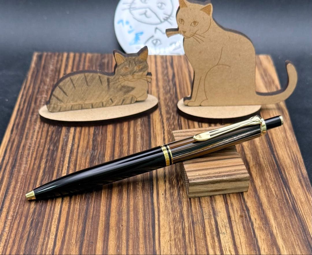 PELIKAN ボールペン K400 茶縞