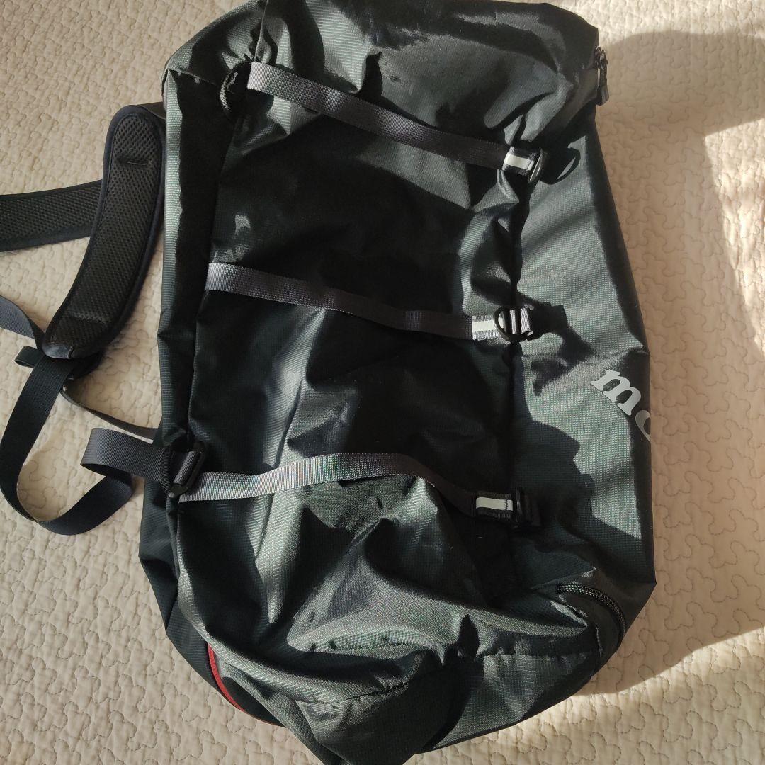 美品　モンベルmont-bell 3-Way ダッフル Kid's 55 黒