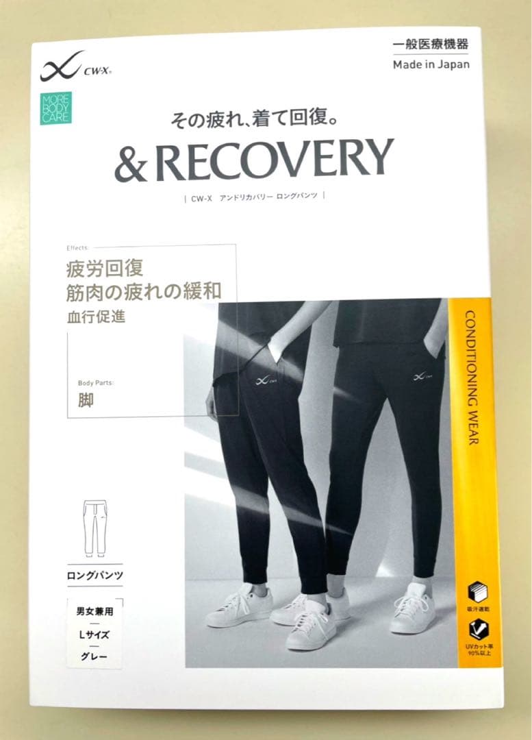 ひさ　ワコール CW-X &RECOVERY 上下セット グレー　新品