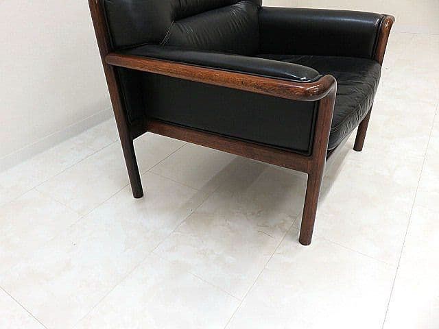 カンディハウス 「クイーン」総革パーソナルソファ　　1人掛けソファ/1Pソファ