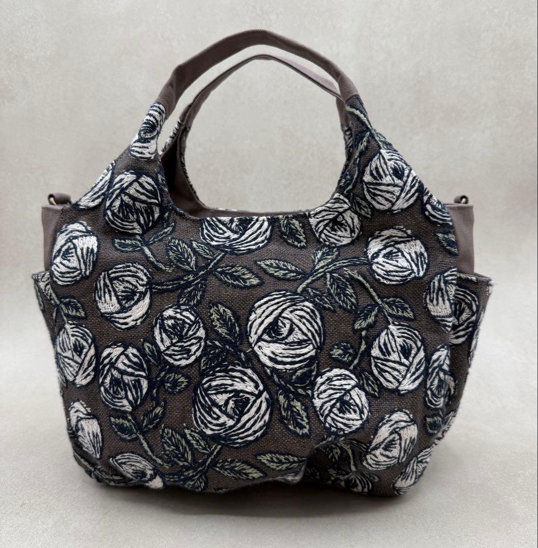 ミナペルホネン rosy ハンドメイドバッグ 1216