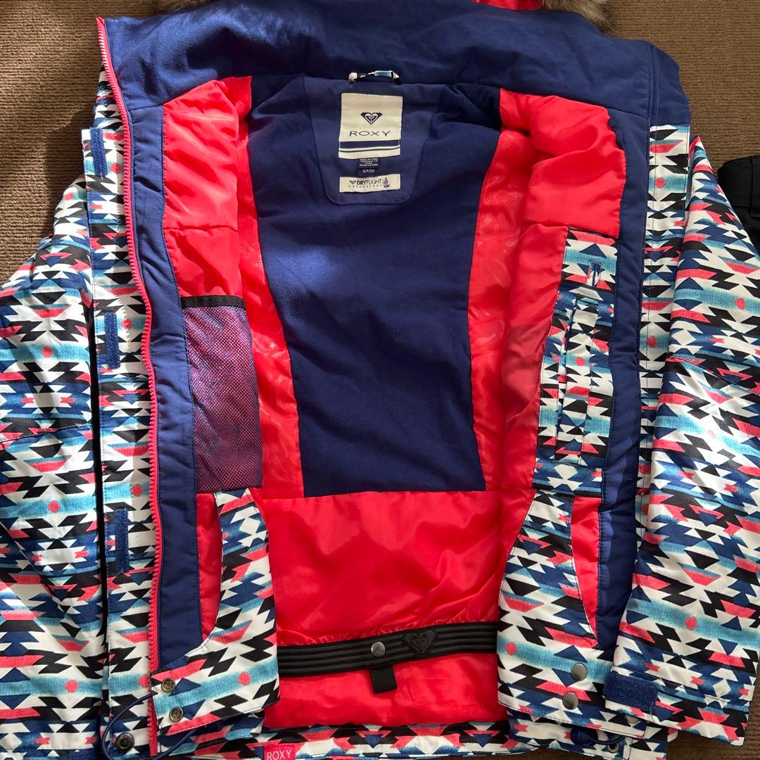 ROXY スノーボードウェア 上S 下150 手袋S