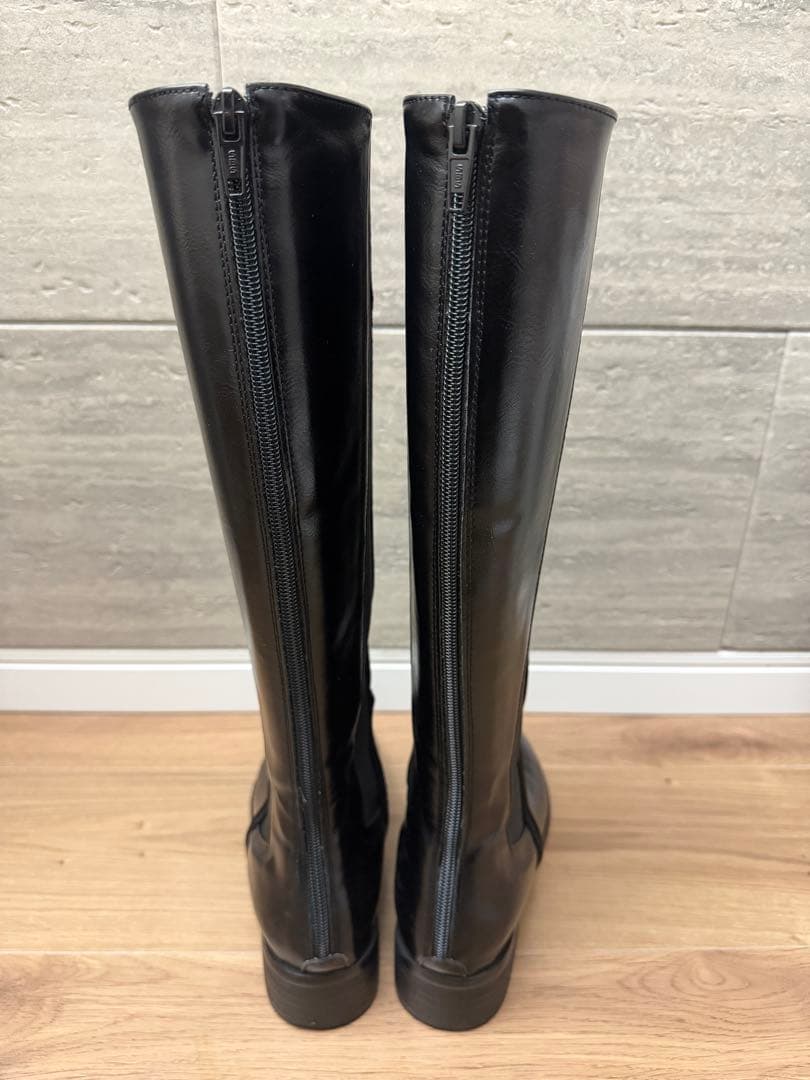 【ほぼ新品/箱あり】HIAND ロングブーツ