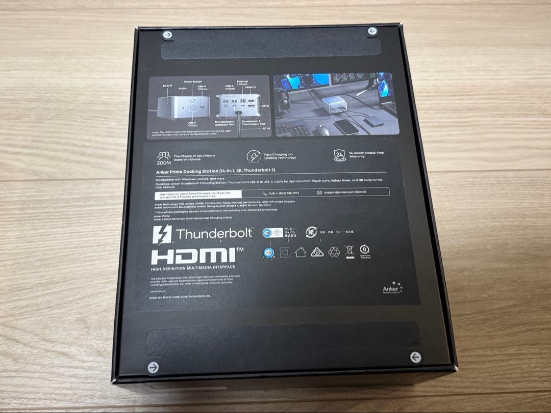 Anker Prime ドッキングステーション 14口Thunderbolt 5