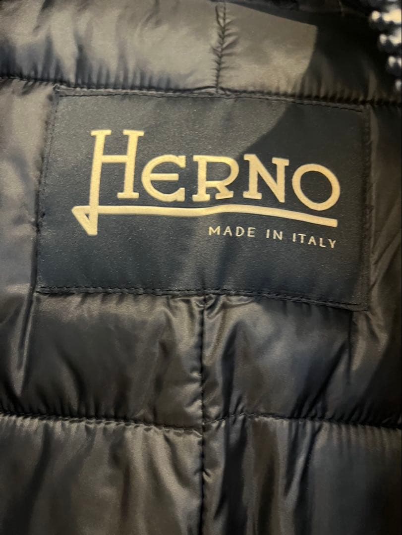 HERNO ヘルノ IN-TECH コート ネイビー　52 ネイビー　フーディ