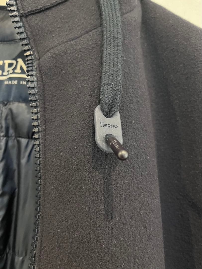 HERNO ヘルノ IN-TECH コート ネイビー　52 ネイビー　フーディ