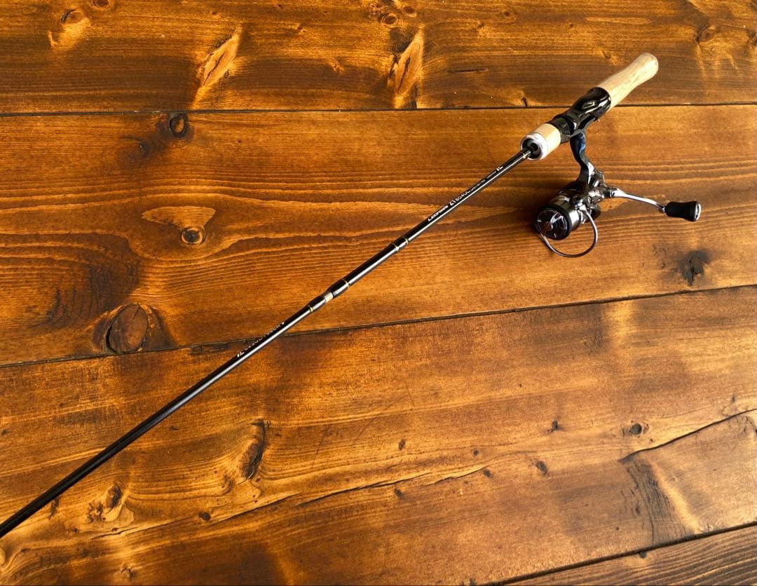 釣り竿セット　トラウトロッド　パックロッド　スピニングリール　長さ調節できる竿