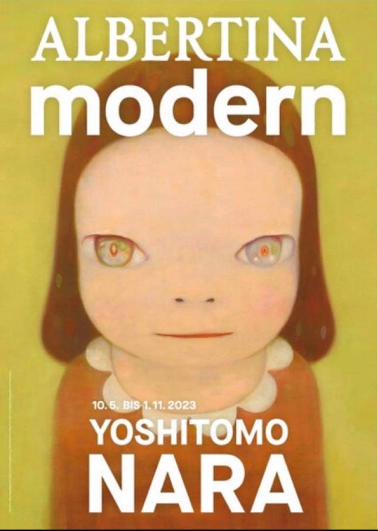 【残3枚】奈良美智展　海外ポスターA1サイズ　Yoshitomo Nara