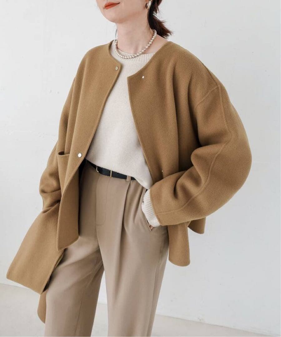 2025aw✴︎ Spick and Span ✴︎ビーバーストール付きセットコート