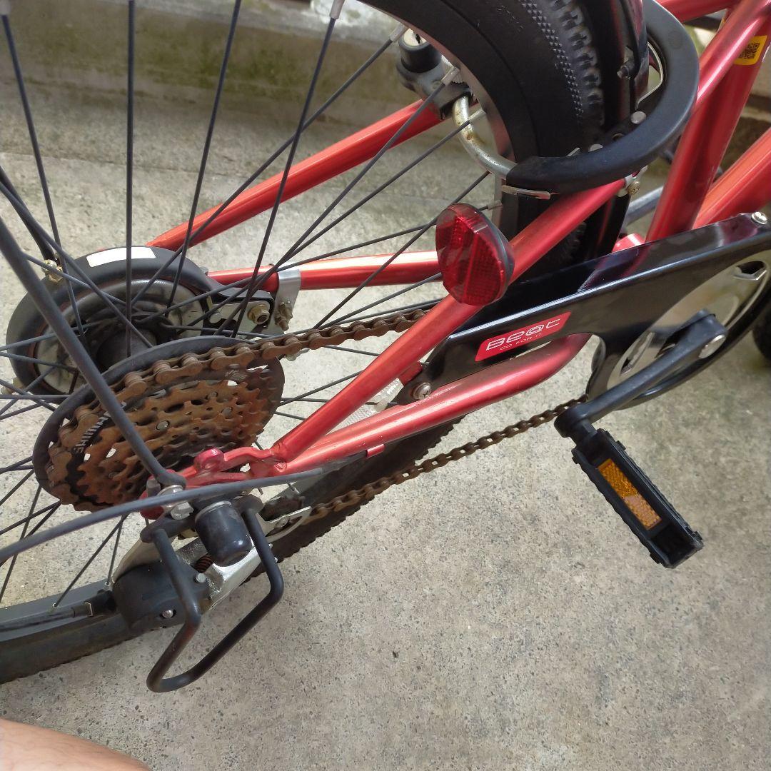 【さいたま市引き取り限定】あさひ子供自転車22インチ、ヘルメット附属