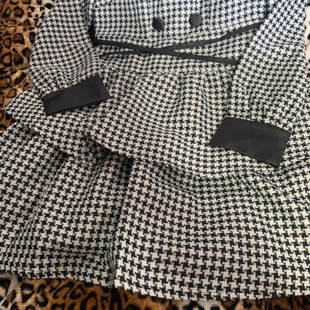 Pium チェック柄ワンピース