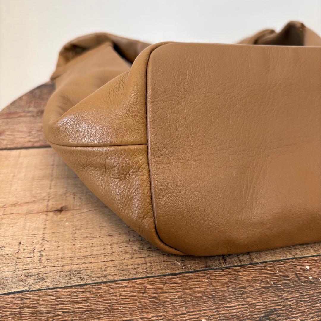 Ch!iii BAG 別注 レザー タイリボン ショルダーバッグ チー　モカ