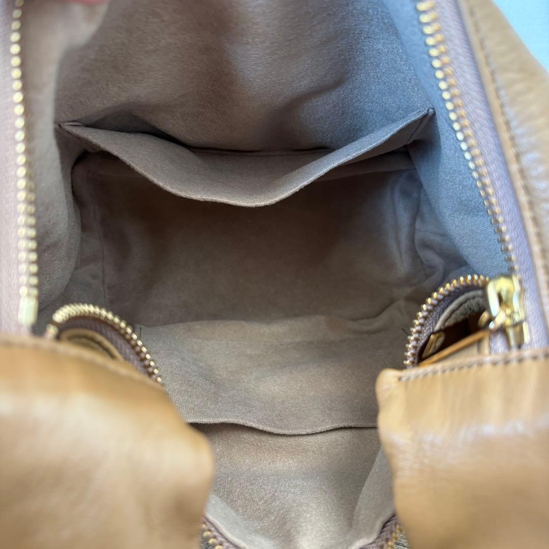 Ch!iii BAG 別注 レザー タイリボン ショルダーバッグ チー　モカ