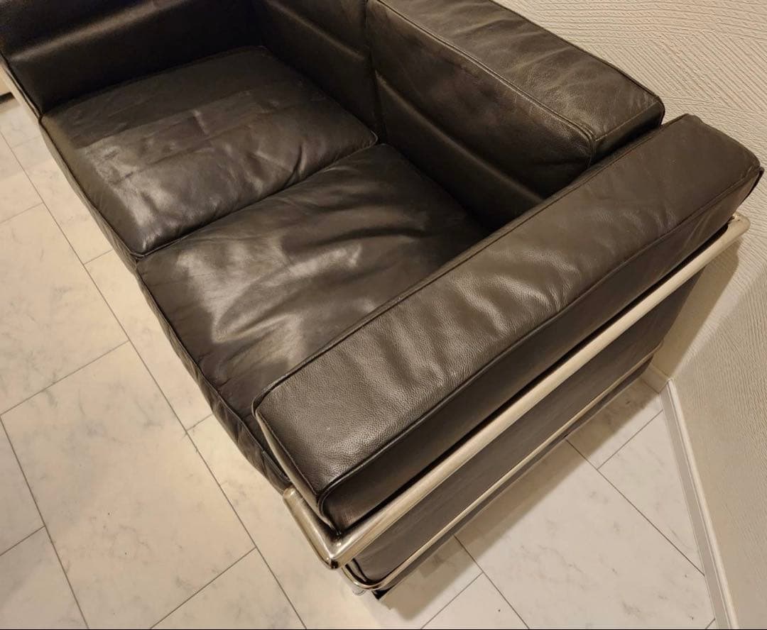 リプロダクトLe Corbusierル・コルビュジエ　2pボックスソファ