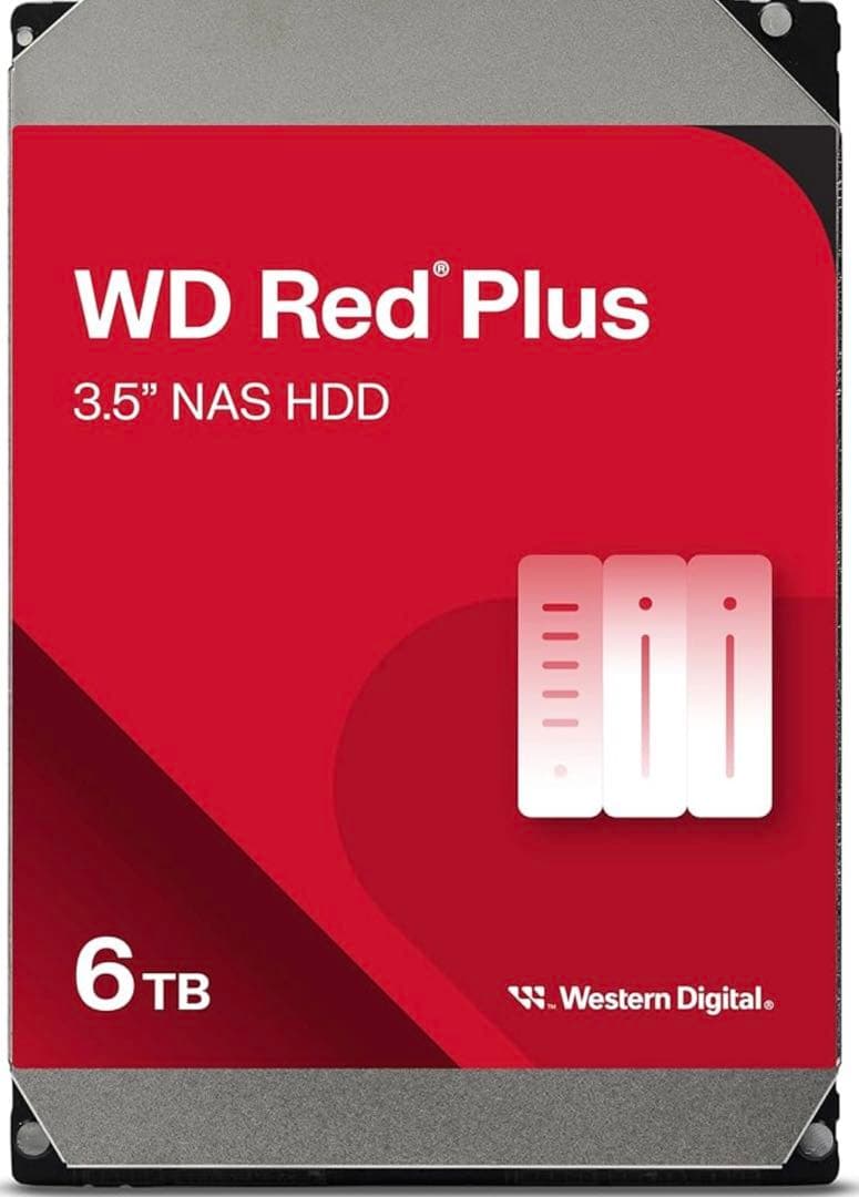 Synology NAS 2ベイ DS223/G + 6TB HDD 2台