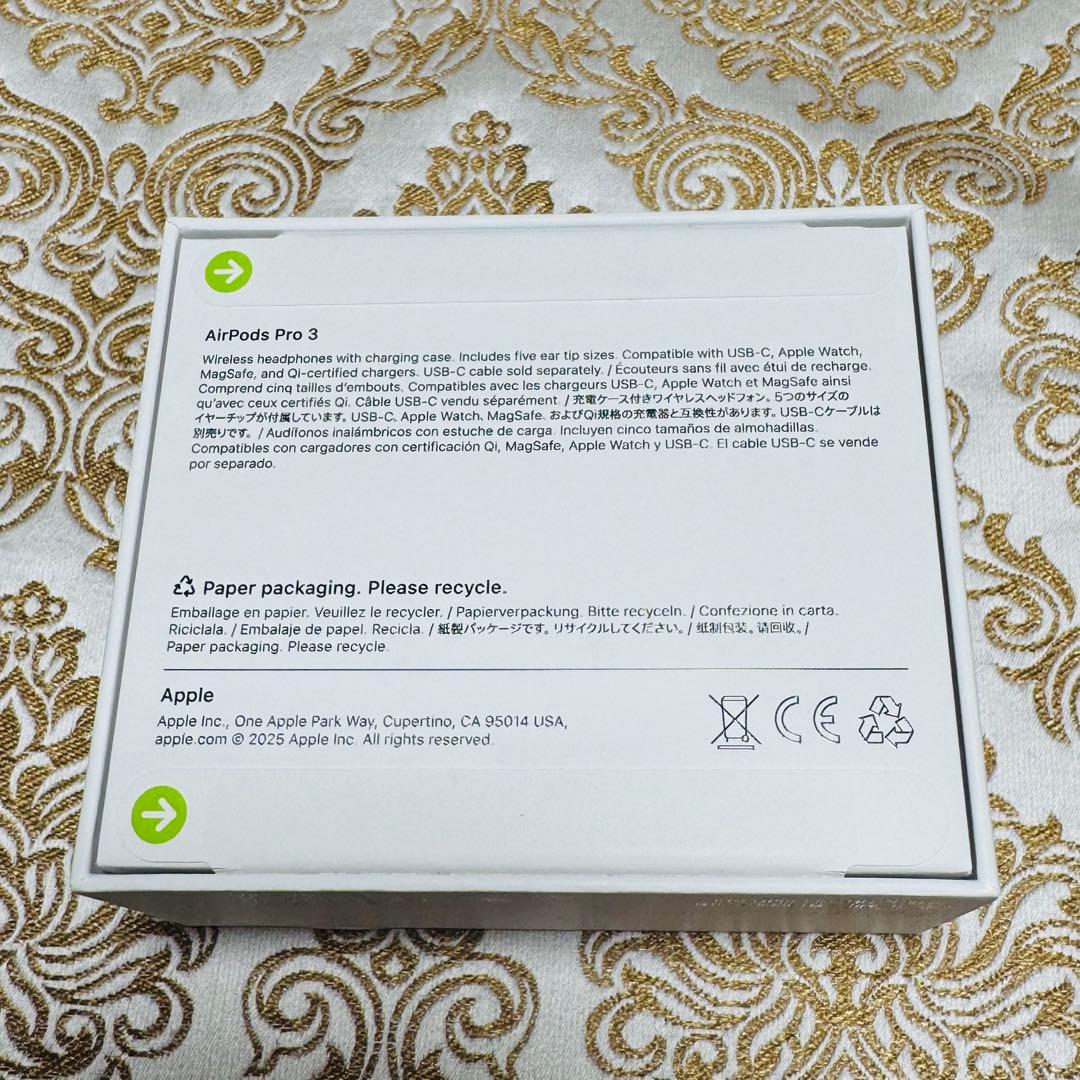 新品未開封　Apple airpods pro 3 本体