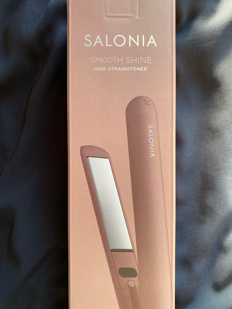 SALONIA スムースシャイン ヘアアイロン ココアブラウン サロニア