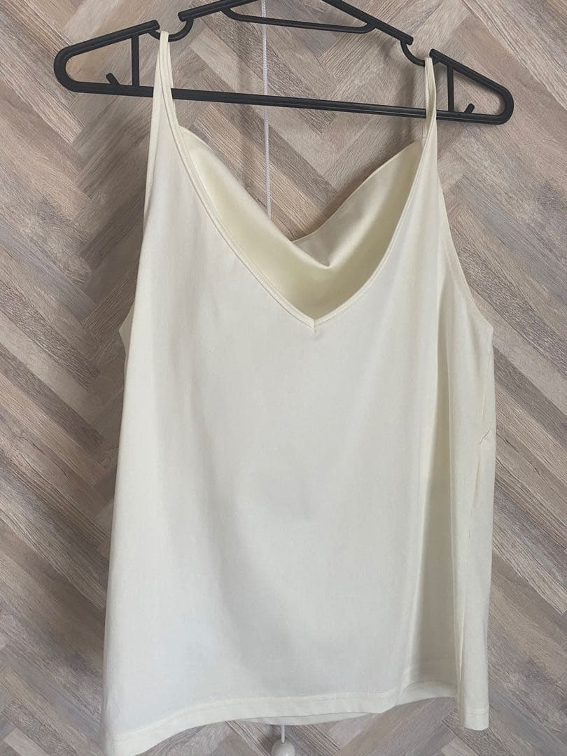 最終値下げ　etretokyo シールズトリコットキャミ　ホワイト　新品